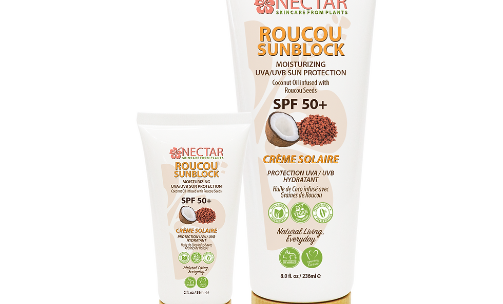 CRÈMES SOLAIRES AU ROUCOU