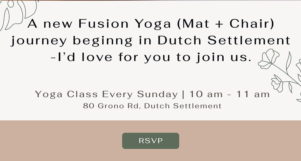 Dutch Settlement Fusion Yoga- Interest List
