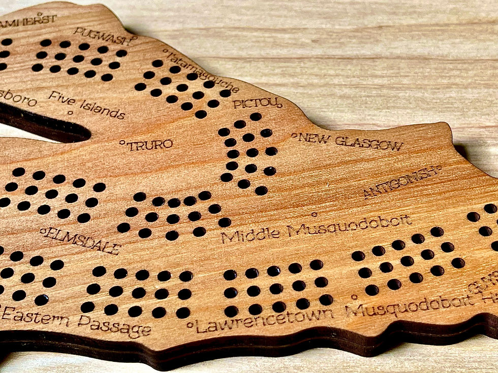 Thumbnail: Handcrafted Canada Cribbage Boards — A Timeless Maritime Keepsake