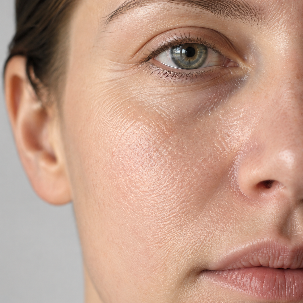 Dry and dehydrated skin