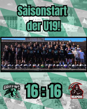 Griffins liefern zum Saisonstart – 16:16 im packenden Duell