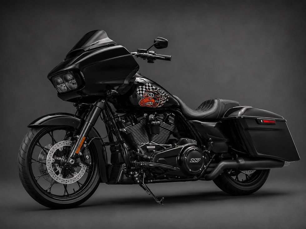 Thumbnail: Fast Johnny Inspired Matching Graphic Set Motorcycle Decals