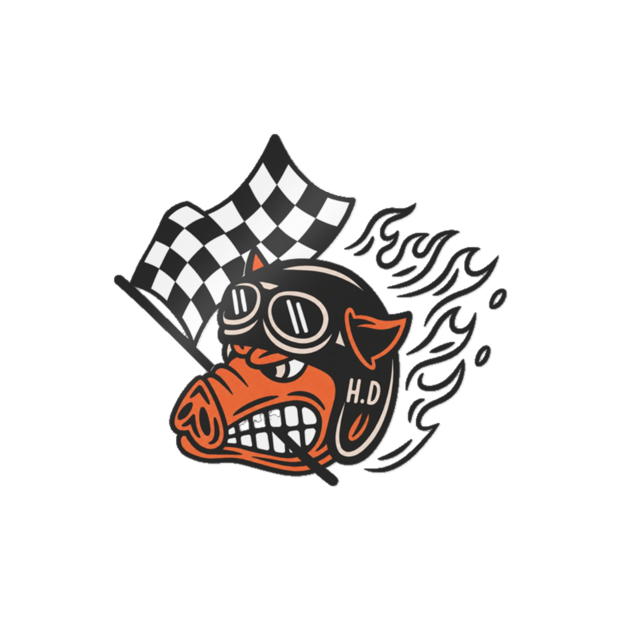 Fast Johnny Inspired Motorcycle Tank Decal