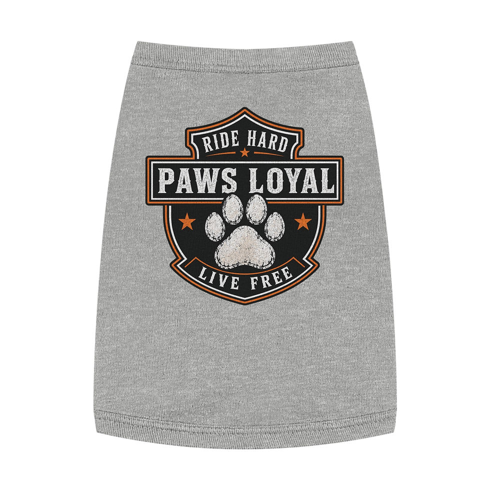 Thumbnail: “Paws Loyal” Ride Hard Live Free Dog Tank Top