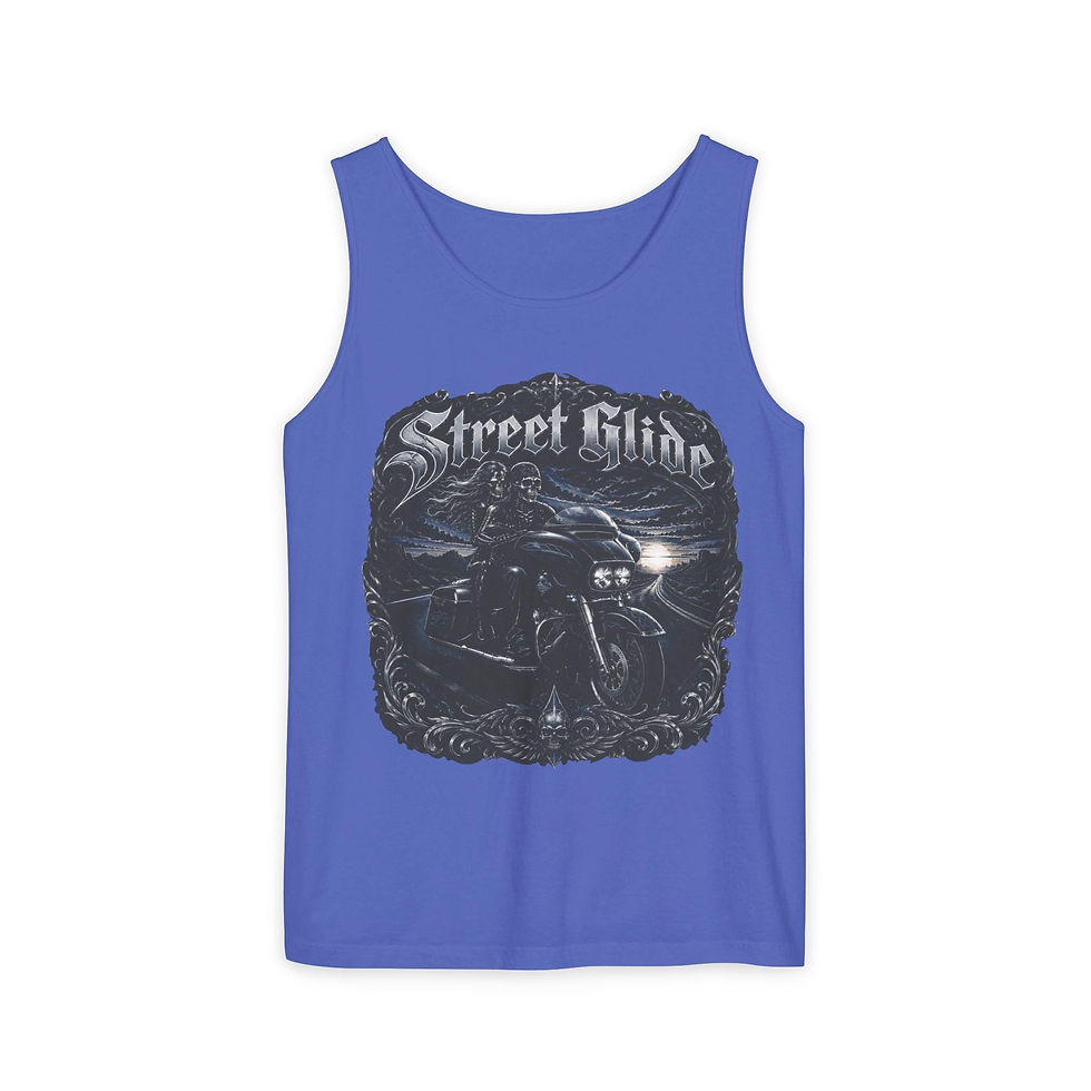 Thumbnail: Street Glide Motorcycle Tank Top  Biker Ride Graphic