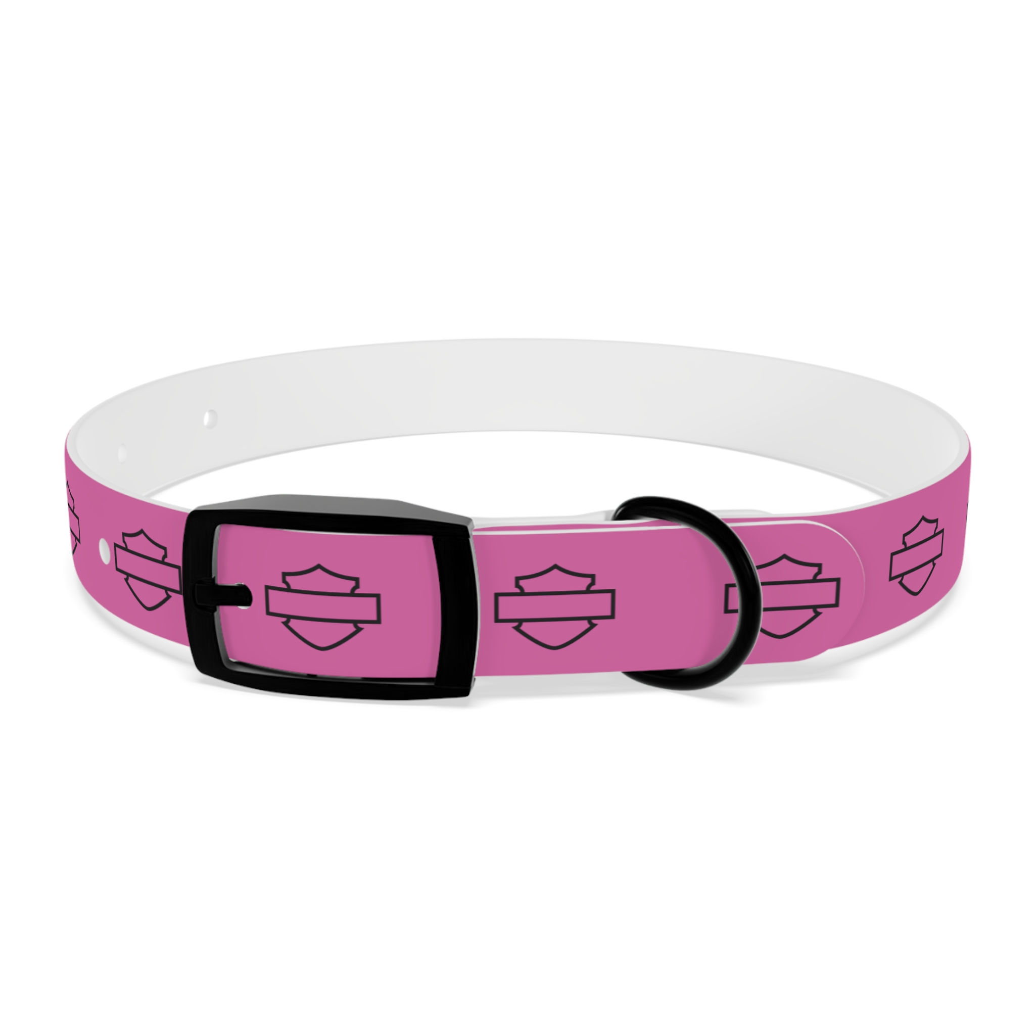 Harley Davidson Inspired Dog Collar for Motorcycle Lovers
