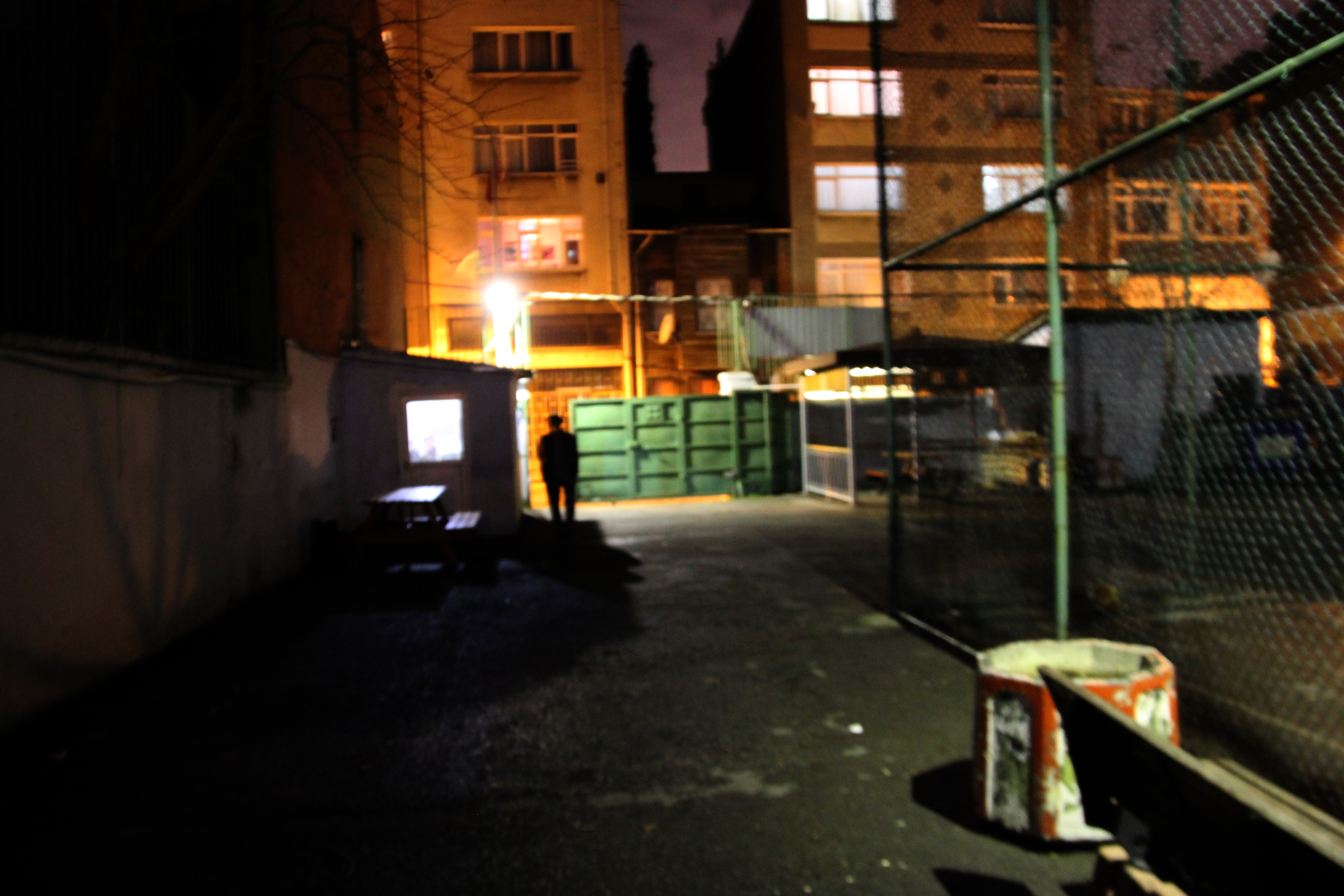 17. Guard stands by the night