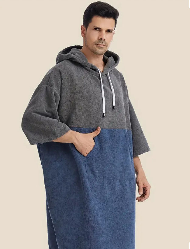 Maryam’s Essential Lightweight Quick Dry Microfibre Hoody Poncho Towel