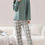 Thumbnail: Maryam’s Essential Plaid Print Crew Neck Short Sleeve Sleepwear Set 