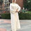 Thumbnail: Maryam's Diamond Style Luxurious Tassel Kimono Abaya