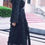 Thumbnail: Maryam's Diamond Style Luxurious Tassel Kimono Abaya
