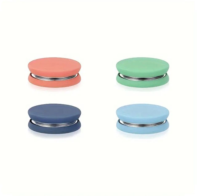Maryam’s Essential 4pcs Flat Style Macaron Colours Electroplated Hijab Magnets