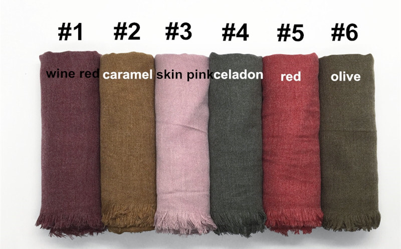 Thumbnail: Maryam's Essential Premium Plain Pashmina Hijab