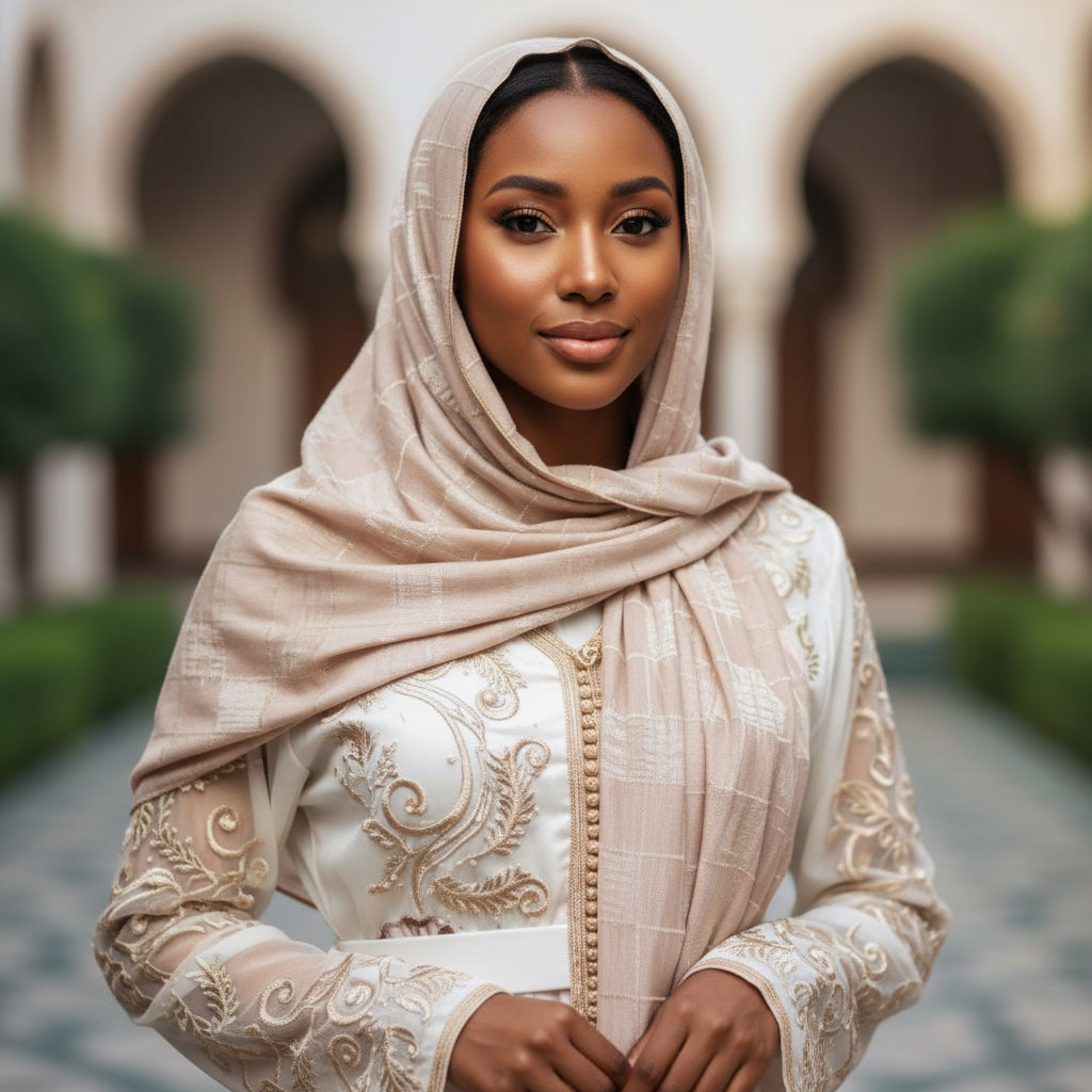 Maryam's Essential Stunning Stretchy Nylon Hijab/Shawl