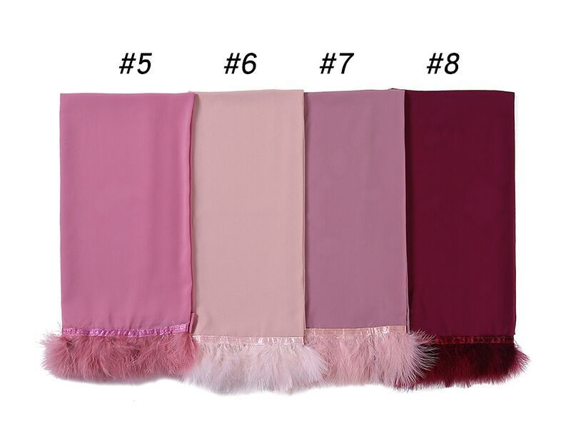 Thumbnail: Maryam’s Essential Premium Furry Feather Edge Chiffon Hijab