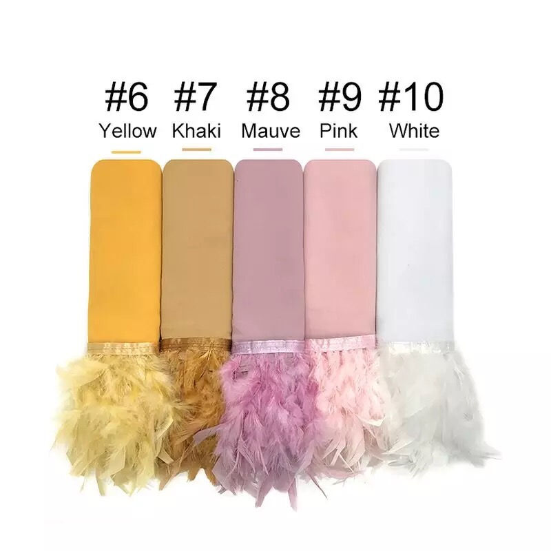 Thumbnail: Maryam's Essential Signature Feather Chiffon Hijab