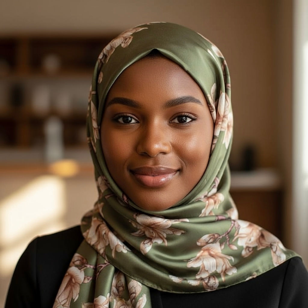 Maryam's Essential Silk Polyester Printed Shawl/Hijab