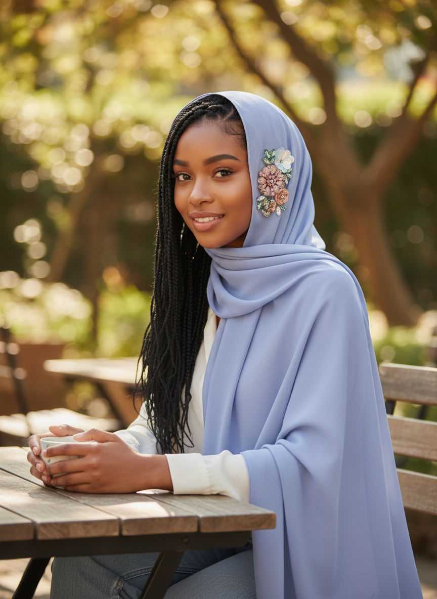 Thumbnail: Maryam's Essential Premium Luxury Chiffon Hijab/Shawl