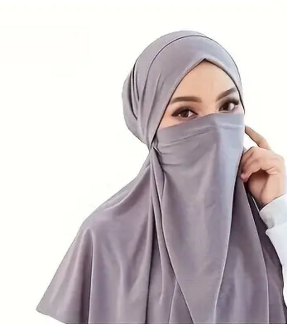 Maryam’s Essential Vintage Instant One Piece Tie Back With Niqab Hijab