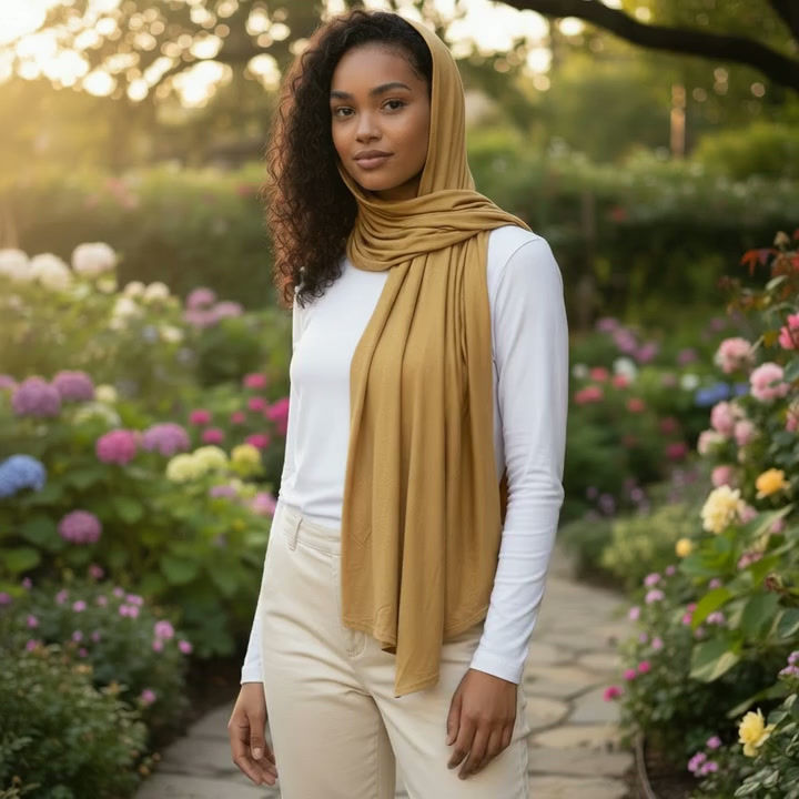 Thumbnail: Maryam's Essential Premium Stretchy Hijab/Shawl