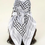 Thumbnail: Maryam's Essential Stunning Arab Silk Satin Keffiyeh Printed Shawl/Hijab