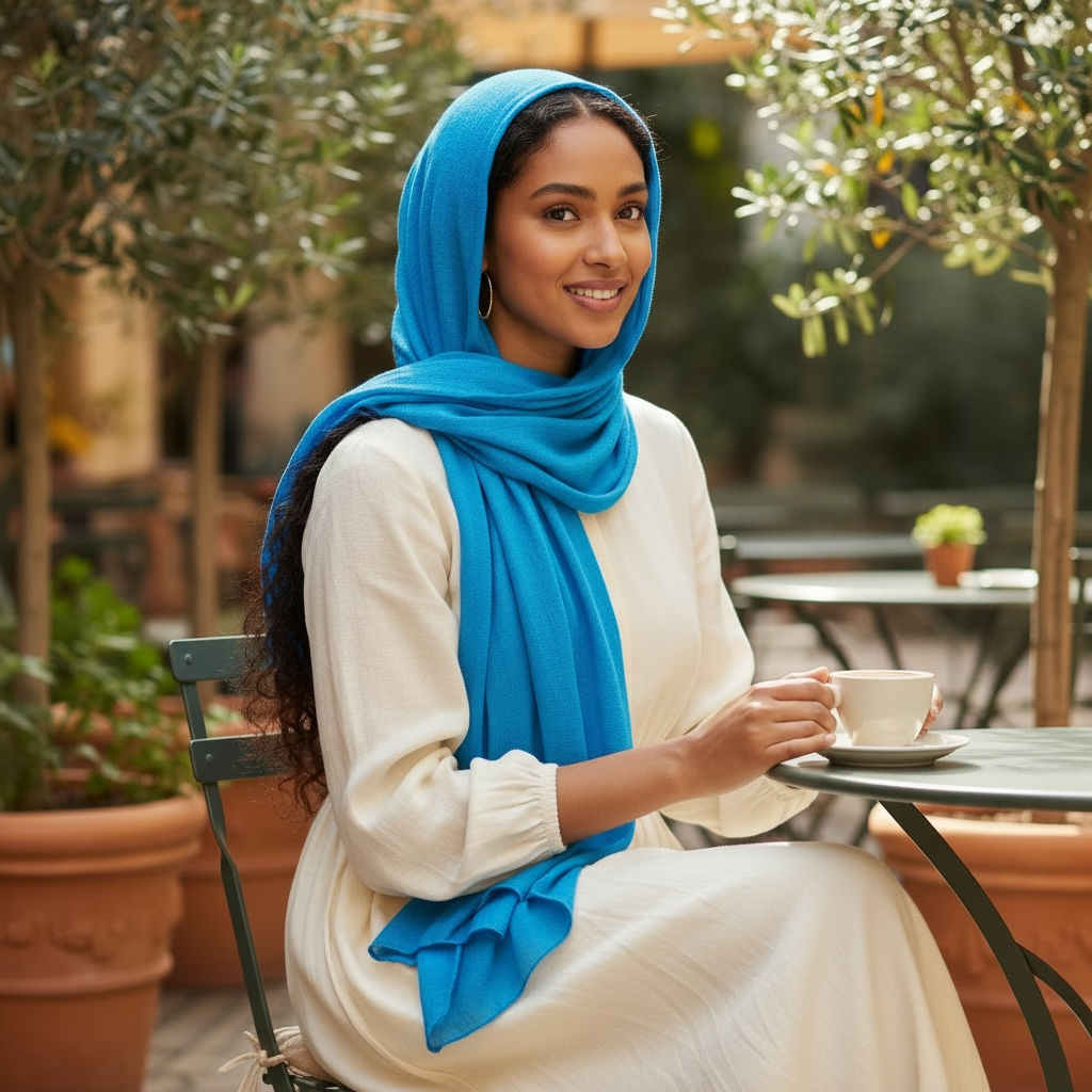 Maryam's Essential Premium Plain Pure Colour Viscose Soft Hijab/Shawl