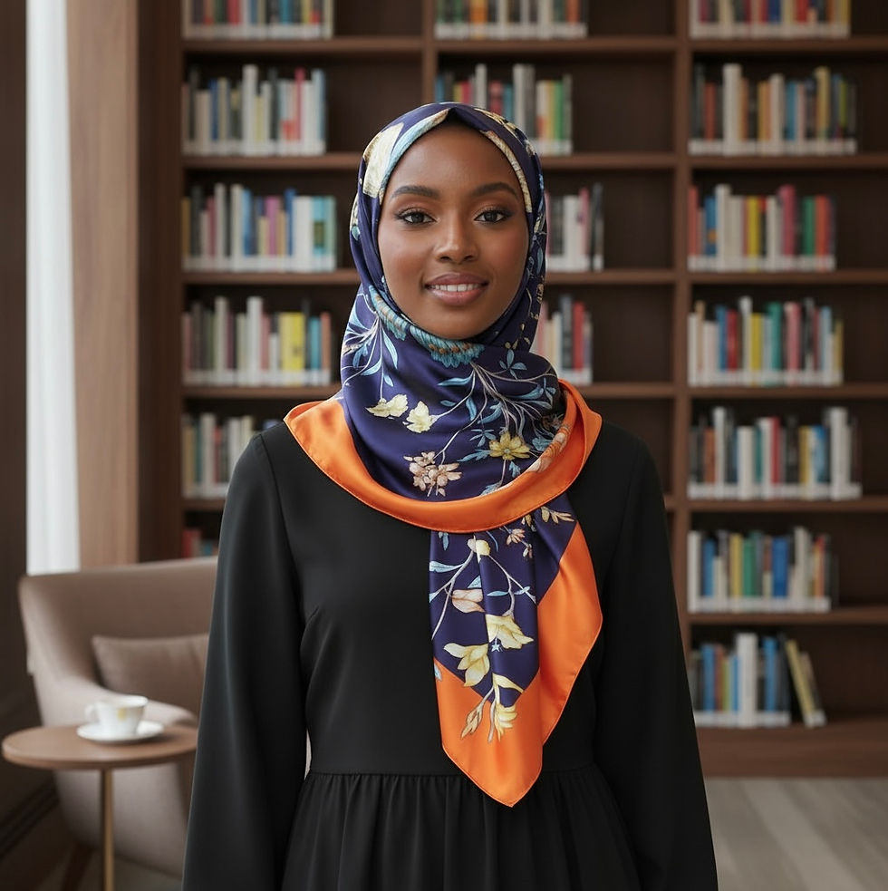 Maryam's Essential Silk Polyester Printed Shawl/Hijab