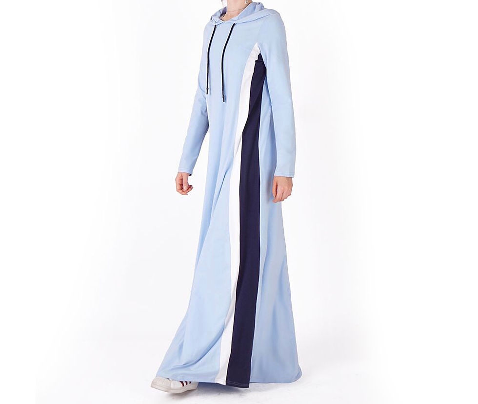 Thumbnail: Maryam's Diamond Style Sporty Hoody Jilbab