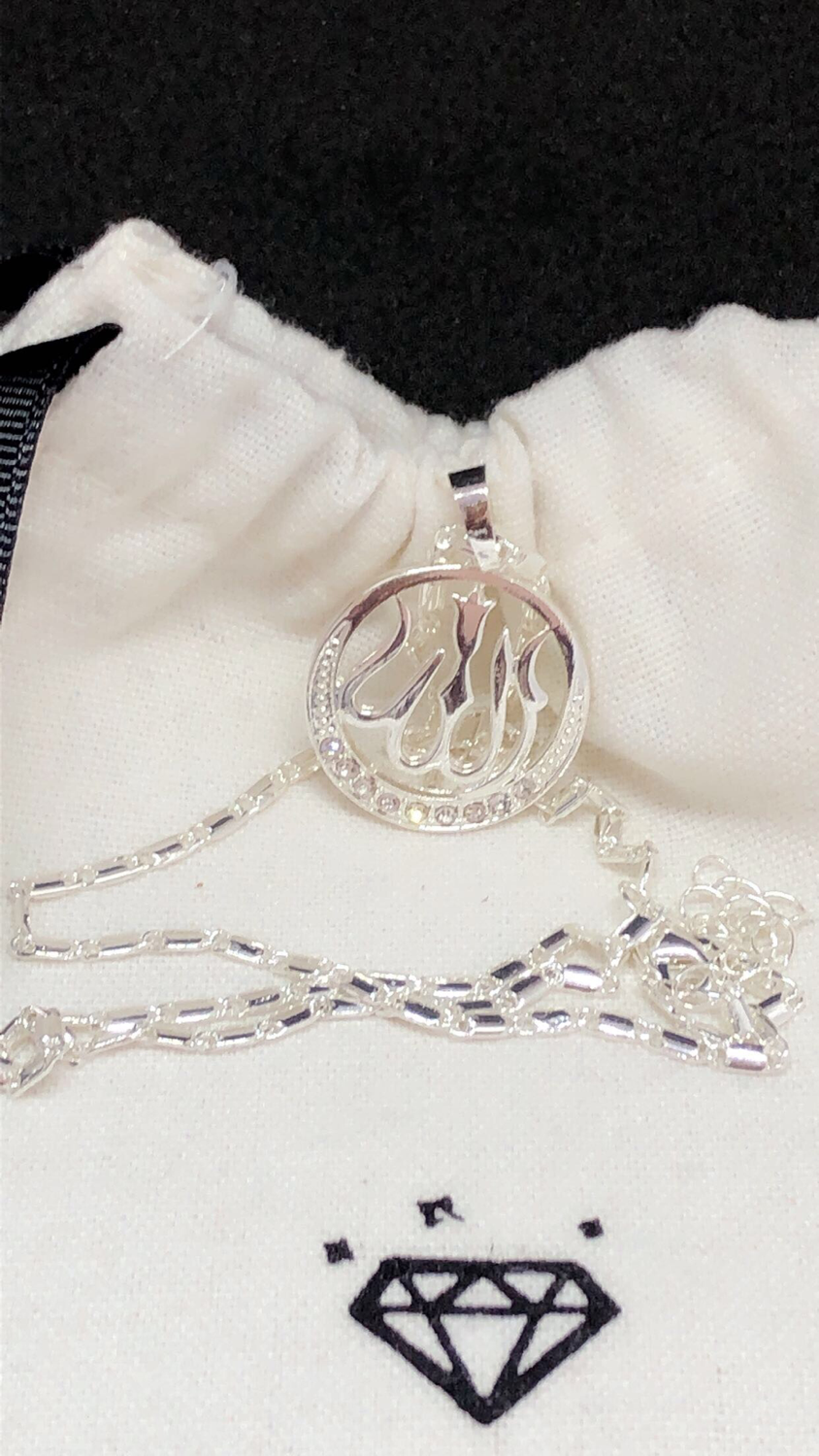 Maryam's Essential Diamanté Arabic “ALLAH” Necklace