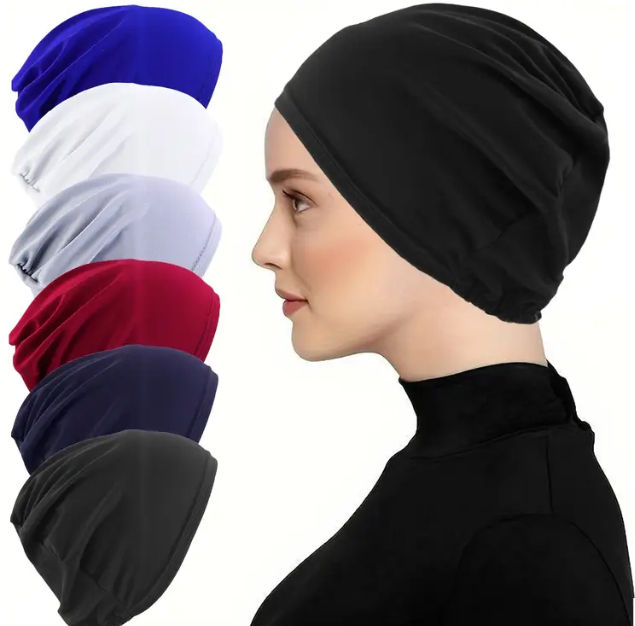 Maryam’s Essential Elastic Head Wrap Hijab Undercap Set