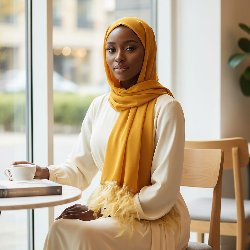 Thumbnail: Maryam's Essential Signature Feather Chiffon Hijab