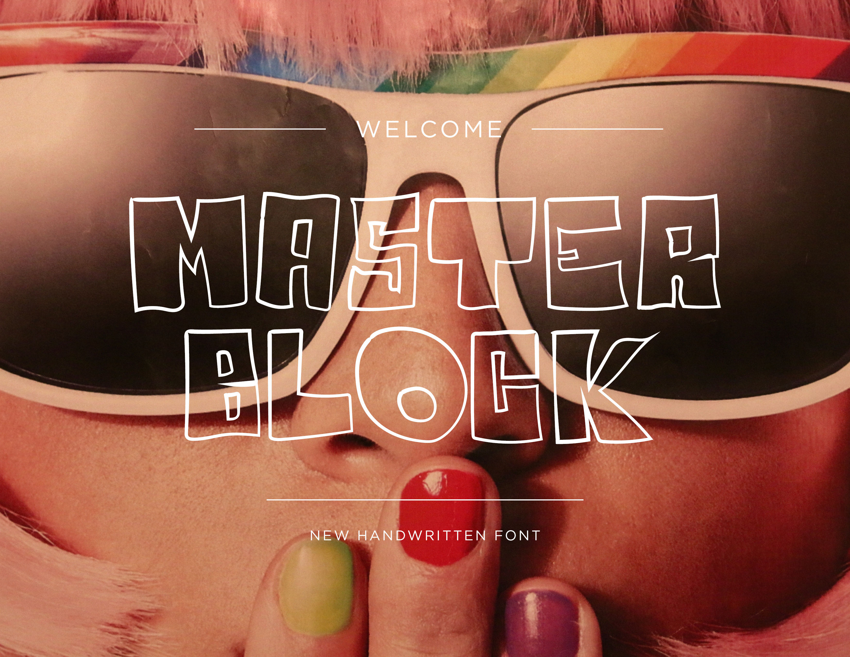 Master Block Font