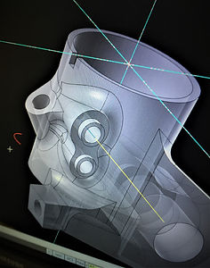 CNC Progettazione Forcella Fork Fimoco Billet
