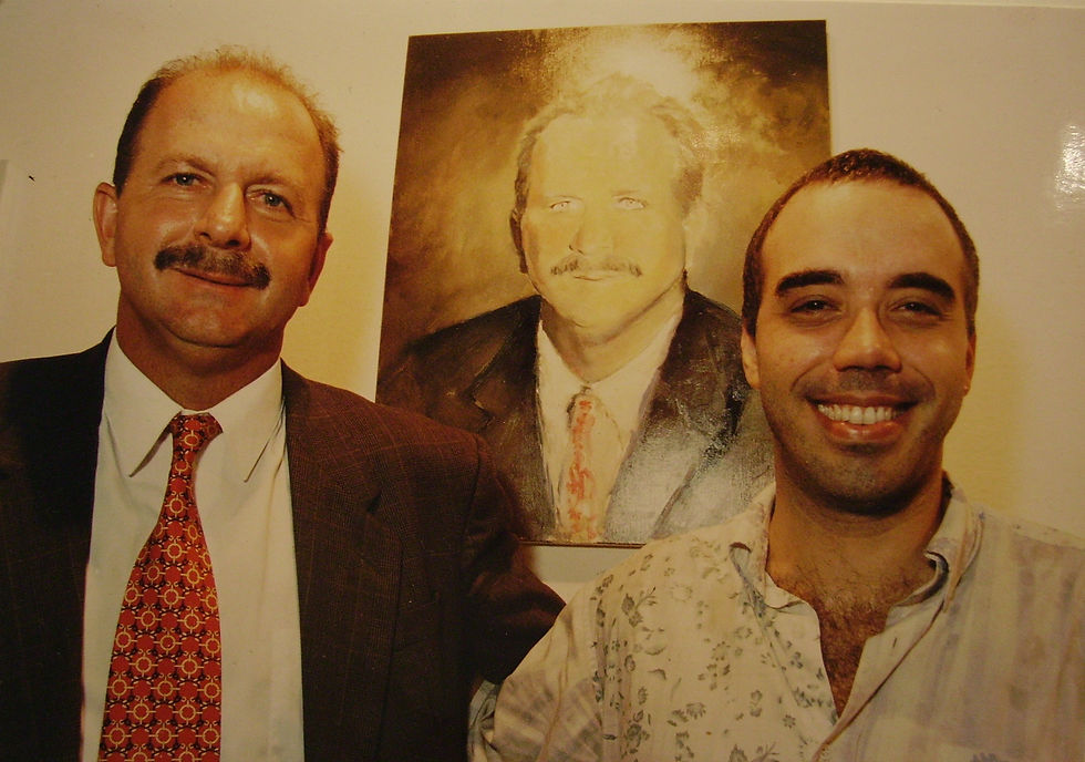 Carmo Soá com Bernard Rajzmman
