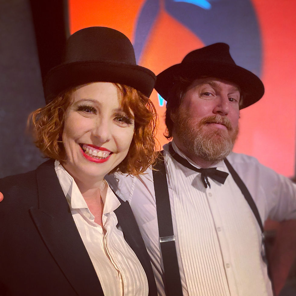Goodo with Terri Brabon - behind the scenes on THE RESISTIBLE RISE OF ARTURO UI (2022)