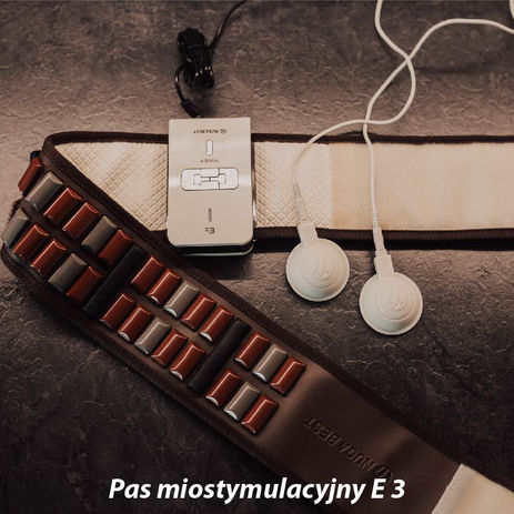 Pas E3 – pas grzewczy z turmanium na brzuch i lędźwie