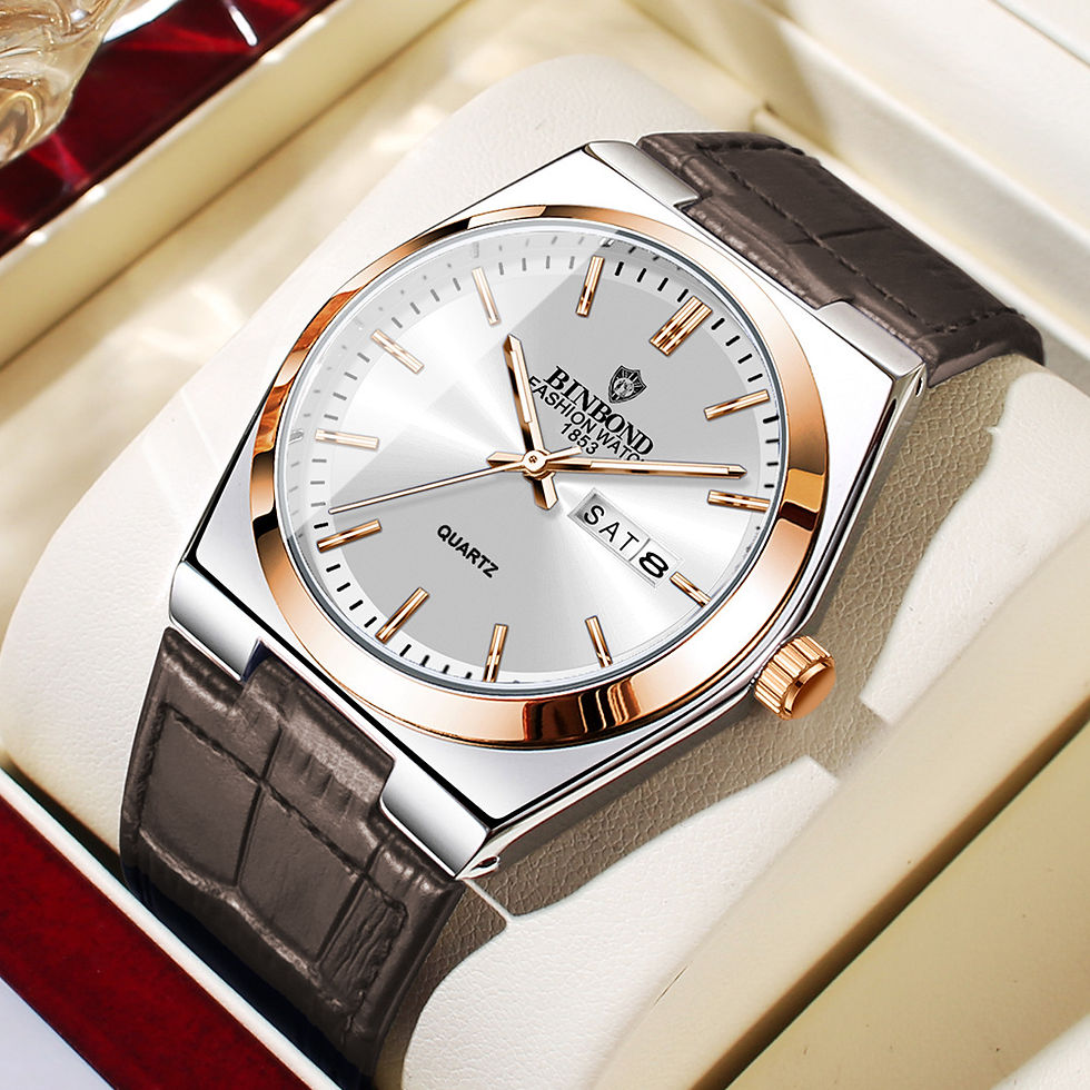 Miniatura: Reloj de Negocios de Cuarzo Delgado para Hombre