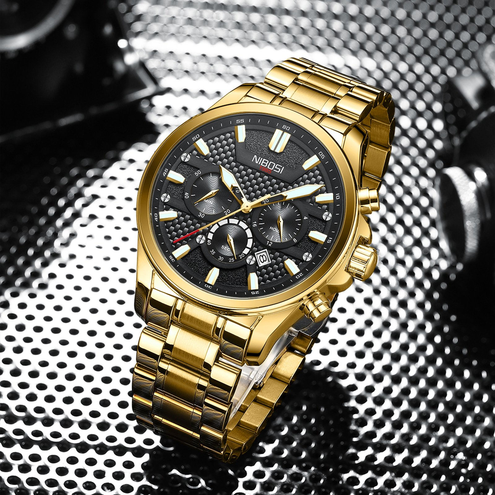 Reloj Multifuncional de Cuarzo para Hombre