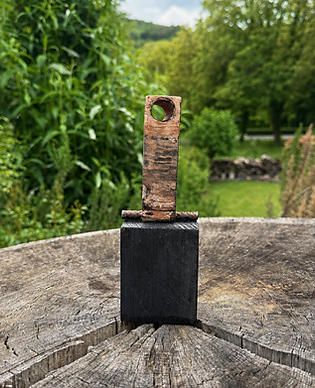 Holzwürfel Kunstwerk