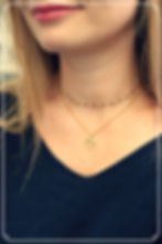 Article : Collier double arbre de vie avec zircon acier inoxydable doré réglable artis