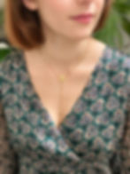 Article : Collier Glam Arbre de vie en acier inoxydable doré artisanal réglable
