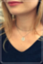 Article : Collier double arbre de vie acier inoxydable réglable artisanal