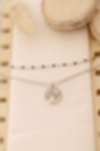 Article : Collier double arbre de vie avec zircon acier inoxydable réglable artisanal