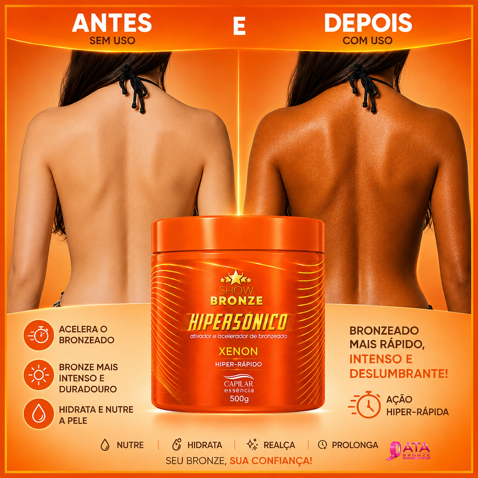 Miniatura: HIPERSÔNICO ATIVADOR DE BRONZEADO 500G - CAPILAR ESSÊNCIA