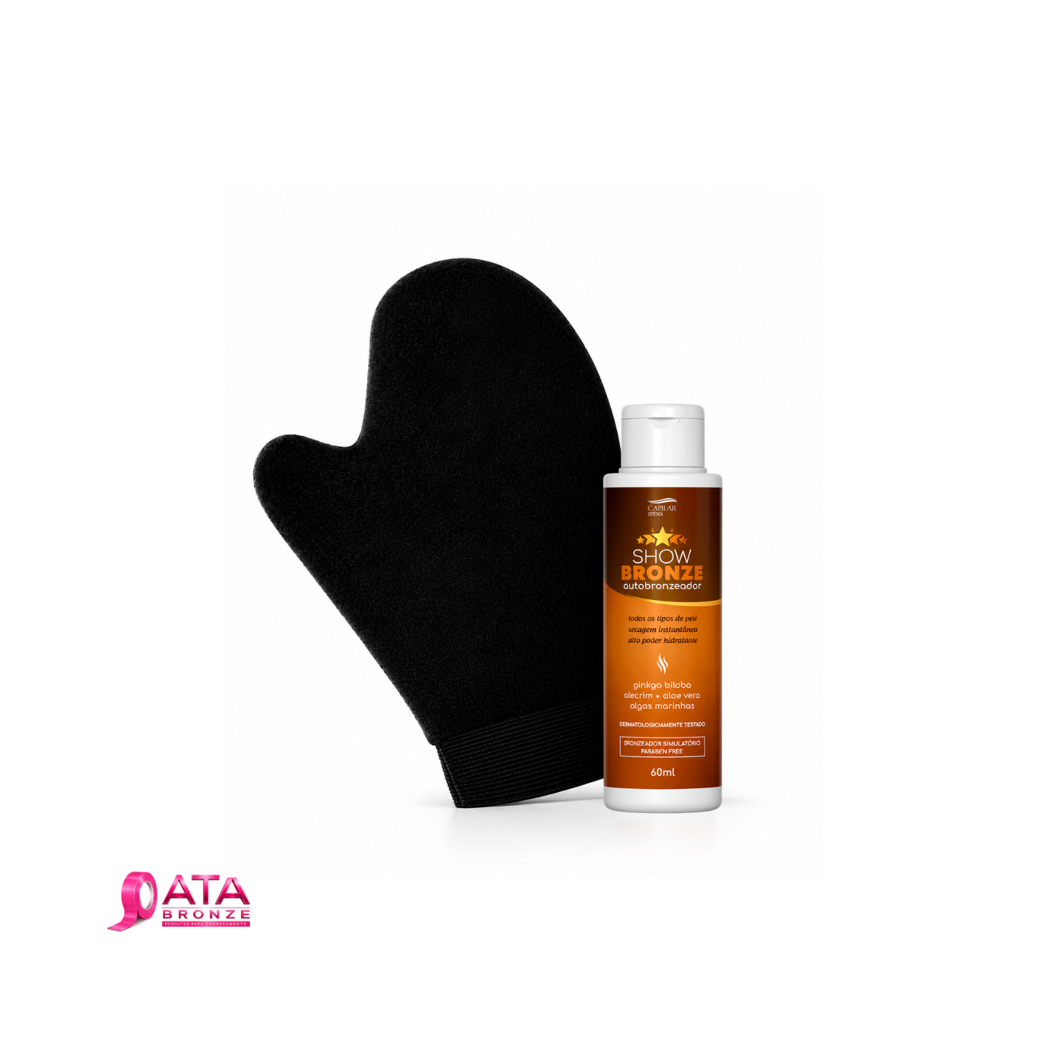 KIT AUTOBRONZEADOR TRADICIONAL 60ml + LUVA APLICADORA