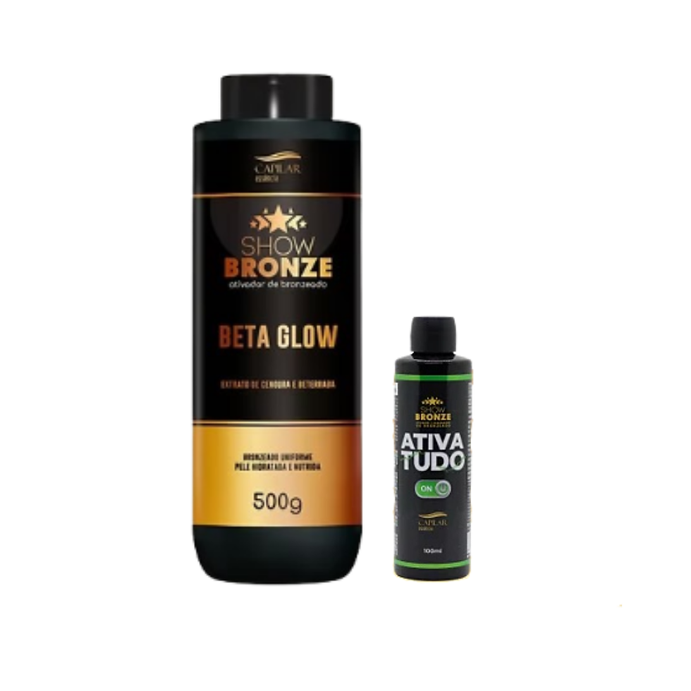 KIT ATIVADOR BETA GLOW + POTENCIALIZADOR ATIVA TUDO – CAPILAR ESSÊNCIA