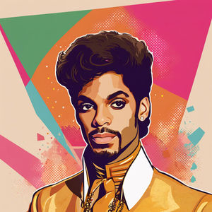 AI-Generated image of revolutionary Prince Rogers Nelson.