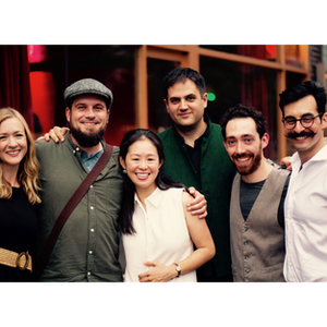 L-R: Emily Noël, Chris Ferebee, Asako Takeuchi, George Lernis, Andrew Arceci & George Lykogiannis
