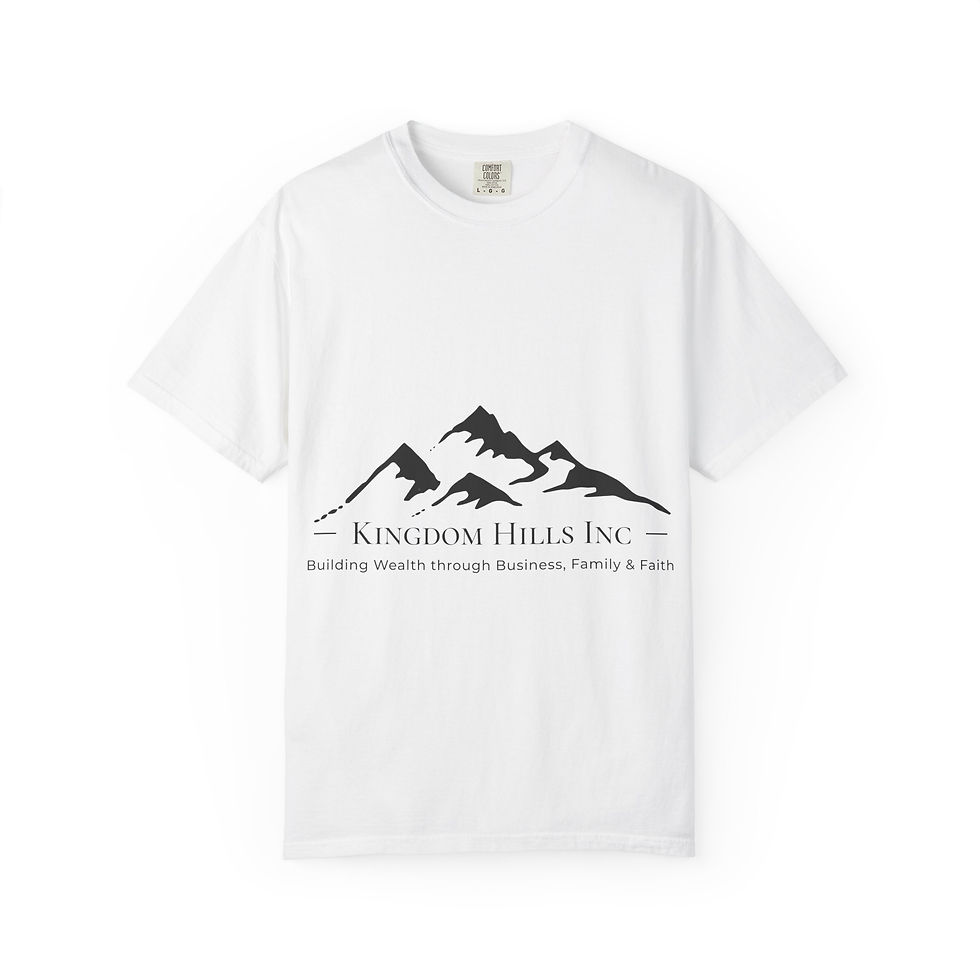Thumbnail: Kingdom Hills Inc. T‑Shirt — 'Building Wealth Through Business, Family & Faith'