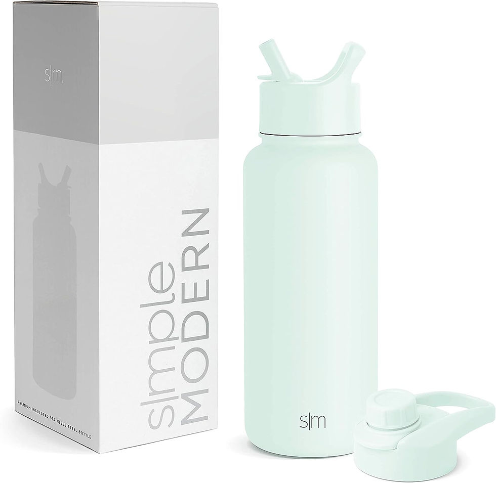 Thumbnail: Simple Modern Water Bottle with Straw and Chug Lid Vacuum Insulated Stainless S